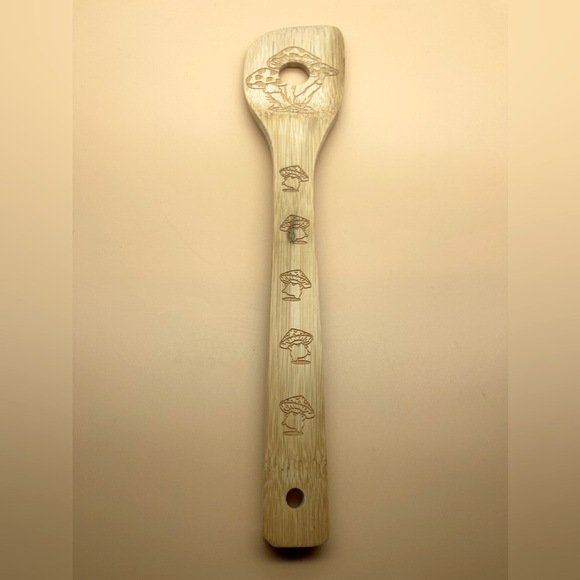 Mushroom Bamboo Kitchen Utensils Set, 5 piece set, NWOT - Picture 8 of 15